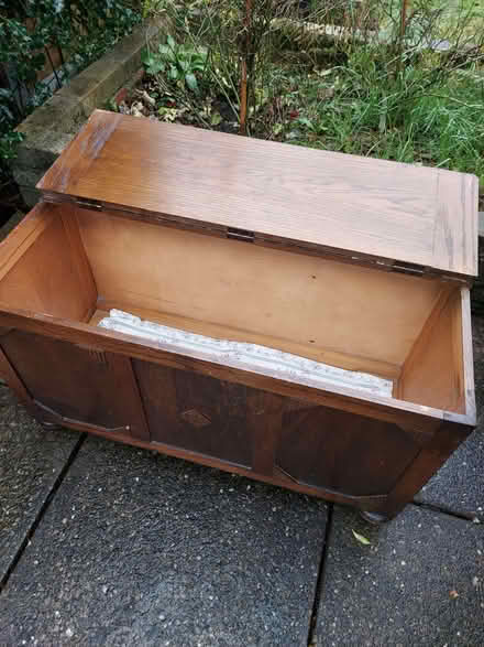 Photo of free Vintage blanket chest and small freestanding wooden bookshelf (Kidsgrove ST7) #2