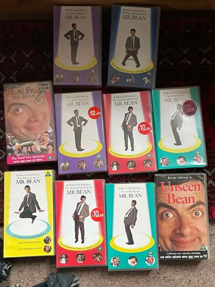 Photo of free Set of Mr Bean VHS videos (Little Eaton DE21) #1