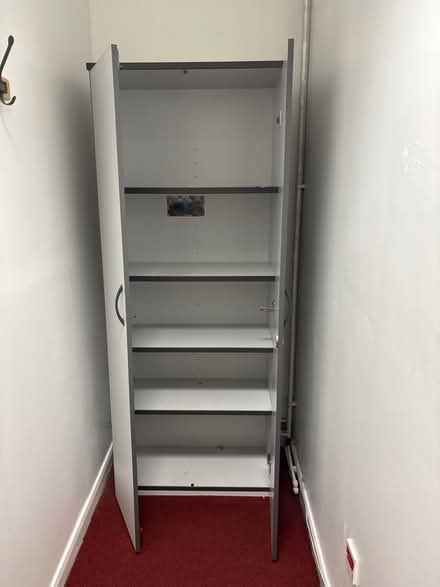Photo of free Tall wooden cupboard. (Frizinghall BD9) #2