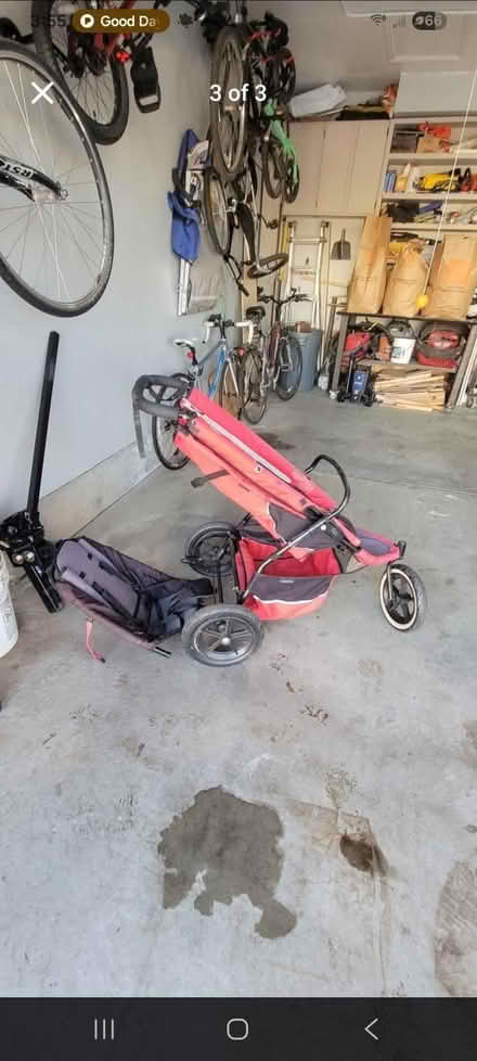Photo of free Ted & Phil Double Joggers Stroller (Near Crestline Park) #1