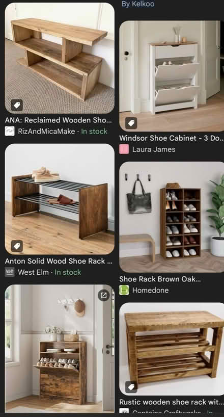 Photo of Wooden shoe rack (Hackney) #1