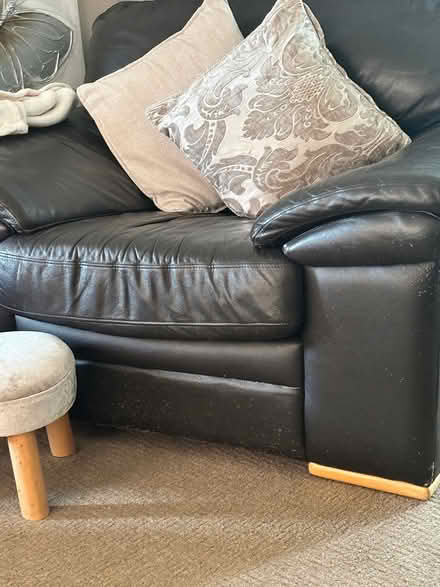 Photo of free Leather sofa and armchair (Harlow CM17) #3