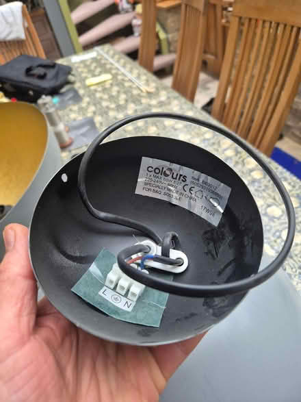 Photo of free Two light fittings (Brownshill) #3