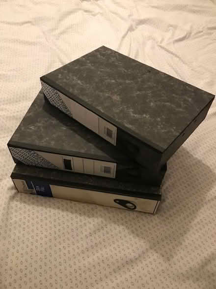 Photo of free 4 box files (Lower Sydenham SE26) #1