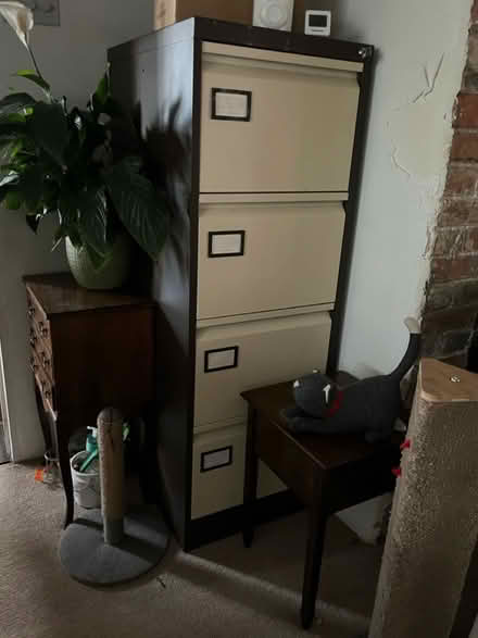 Photo of free Lockable 4 drawer filing cabinet (TN32) #1