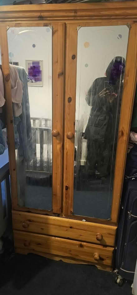 Photo of free Pine wardrobe (Marsh hill B23) #1