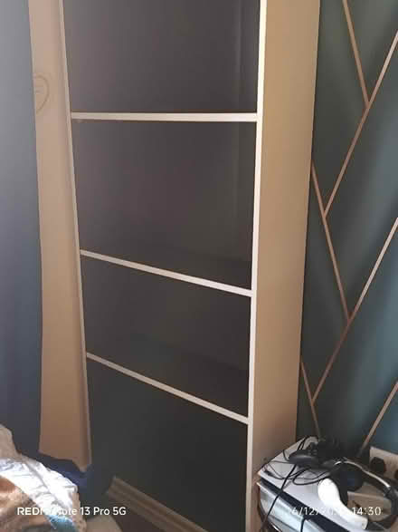 Photo of free Tall White Bookcase (Leven KY8) #2