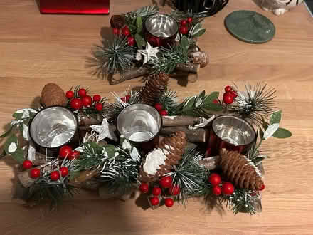 Photo of free Christmas Candle centrepieces (TN24) #1