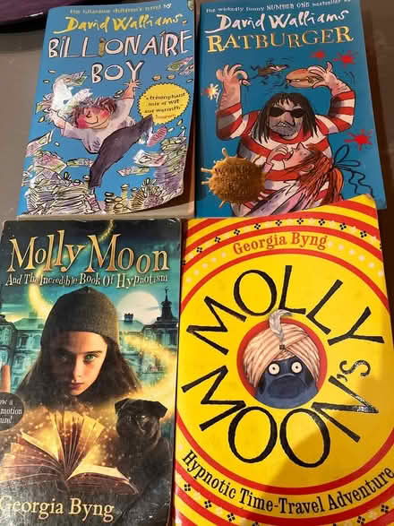 Photo of free 4 paperback books (Coulsdon, nr, train station) #1