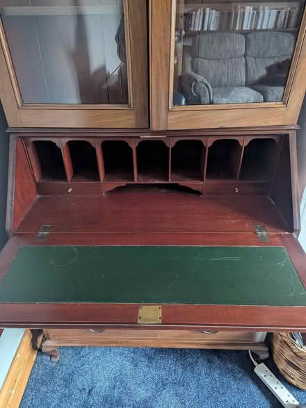 Photo of free Writing desk and display cabinet (Bare, LA4) #2