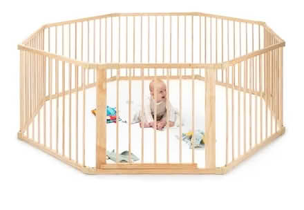 Photo of free Large wooden baby playpen (W8 Kensington) #2