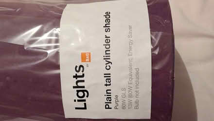 Photo of free Purple Cylinder Light Shade. (Great Baddow CM2) #1