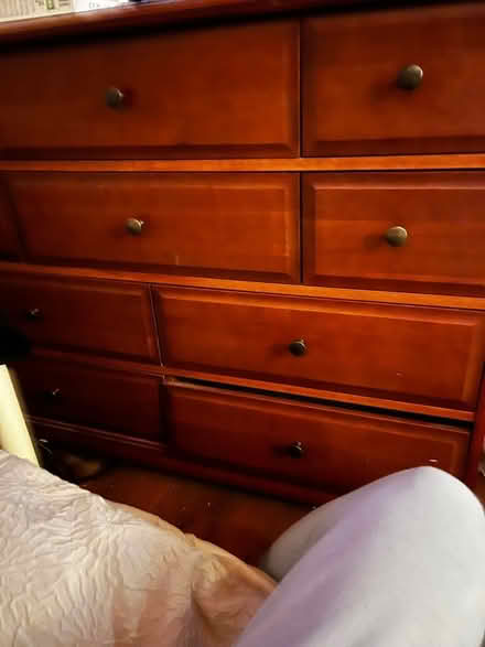 Photo of free One bedside cabinet, one chest , one tall chest (Mytchett GU12) #2