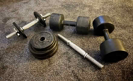Photo of free Vinyl Dumbells and Weights (Enfield EN3) #1