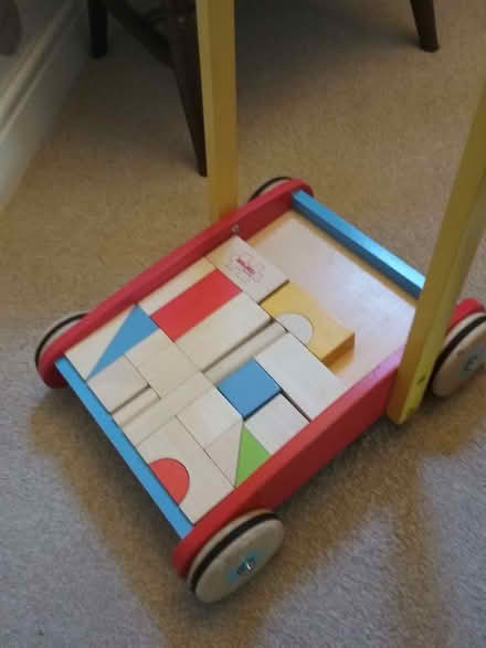 Photo of free Wooden baby walker (Wrenbury CW5) #1