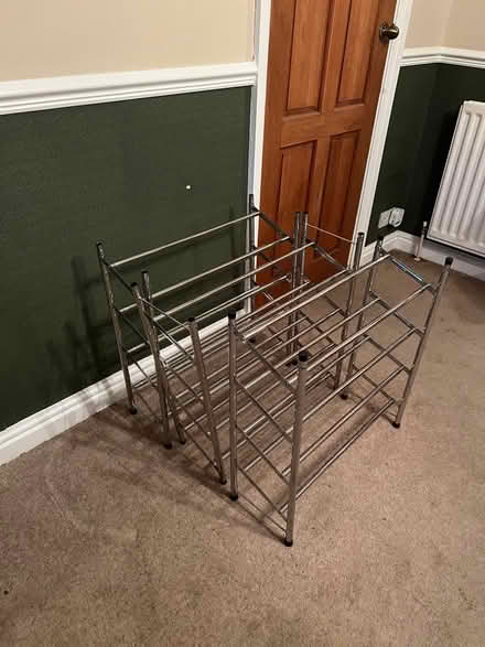 Photo of free Metal shoe rack(s) (Stourbridge DY8) #1