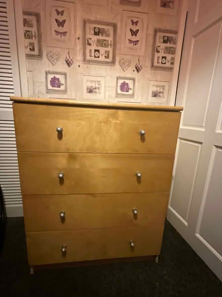 Photo of free 4 drawer chest of drawers (Denton Burn) #1