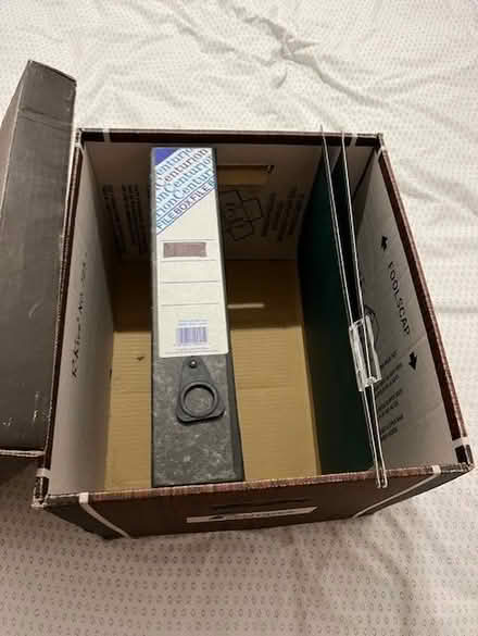 Photo of free 2 sturdy bankers boxes (Lower Sydenham SE26) #2