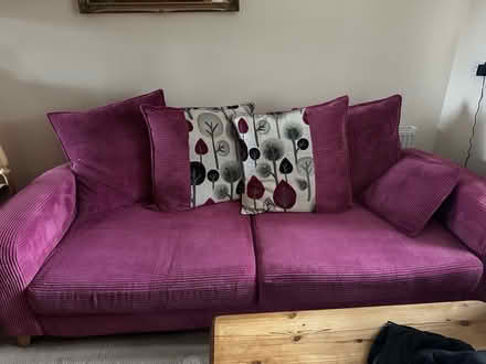 Photo of free Sofa and footstool (Marlow SL71GN) #1