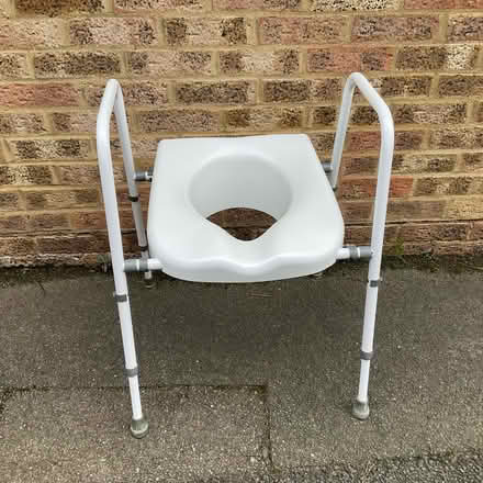 Photo of free Raised toilet seat with frame (Worlds End Burgess Hill) #1