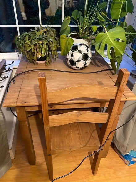 Photo of free Small dining table & 2 chairs (Epsom common KT18) #2