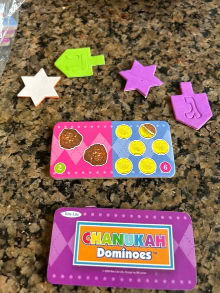 Photo of free Chanukah foam stickers & dominos (Friendship Heights) #1