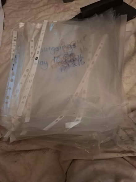 Photo of free Several A4 ringbinder sleeves (Hanworth TW13) #1