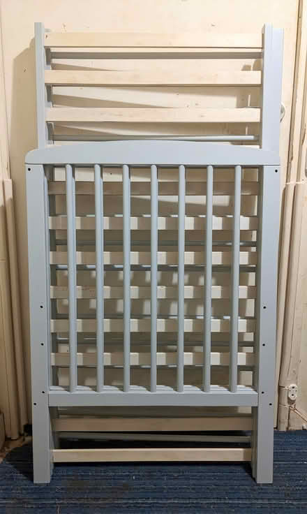 Photo of free Cot (one side & fixings missing) (PL4 Greenbank.) #1