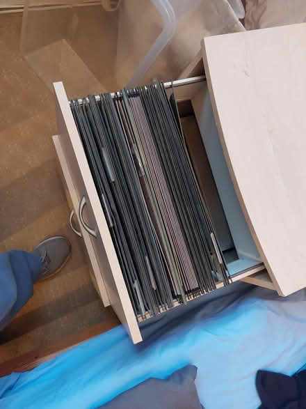 Photo of free 2 drawer file cabinet on casters (Caversfield, Bicester, OX27) #3