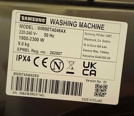 Photo of free Samsung Washing Machine (Bussage GL6) #1