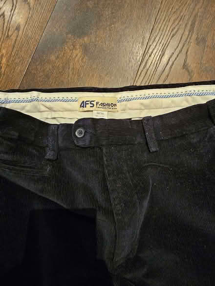 Photo of free 36/30 blue corduroy trousers (Lower Morden SM3) #3
