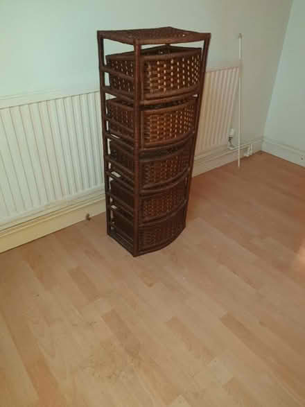 Photo of free 5 tier wicker storage (North end portsmouth) #1