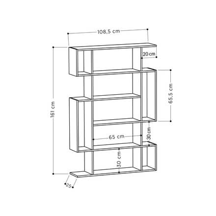 Photo of free Mito 5 Tiers Wall Mounted Bookcase Modern Display Unit (Fulham Palace Rd SW6) #2
