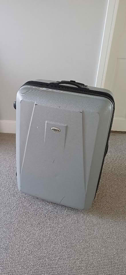 Photo of free Large grey suitcase (Hough CW2) #1