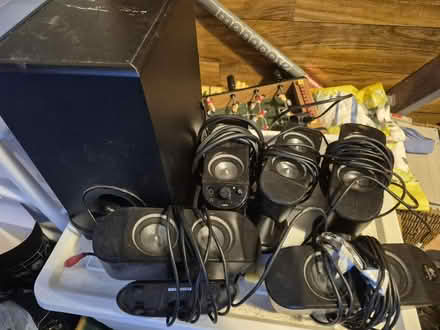 Photo of free 5.1 speaker system with subwoofer (Borough Green TN15 8) #1