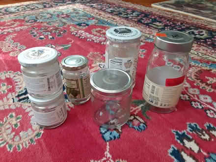Photo of free Glass jars with lids (near Princeton airport) #1