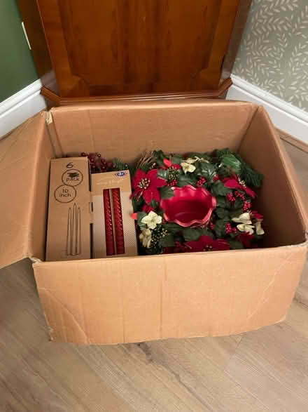 Photo of free Box of Xmas decorations (Bishops Stortford CM23 4FN) #1