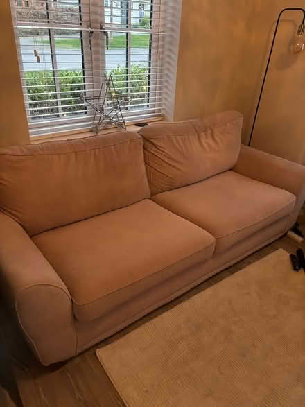 Photo of free Sofa pale pink (Loose, Maidstone) #2