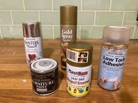 Photo of free Last drops of gold silver paint (East Finchley N2) #1