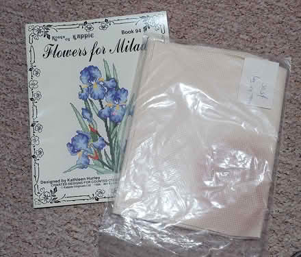Photo of free Cross stitch book + Aida fabric (West Bedhampton PO9) #1