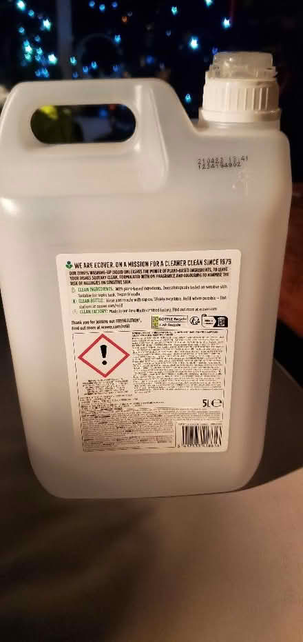 Photo of free Empty 5 litre washing up liquid plastic container. plas (Tye Green Village CM18) #2