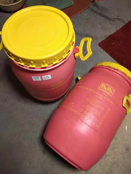 Photo of free Large plastic liquid containers (Shoreham-by-Sea BN43) #1
