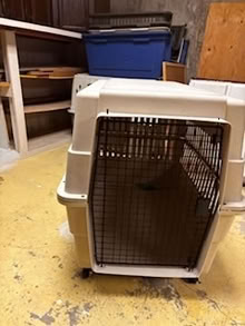 Photo of free Large Dog Crate (Loveland (Monroe and Knobcone)) #1