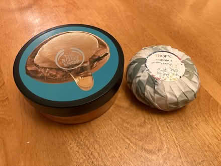 Photo of free Body Shop body butter & Tropic soap (Shrewsbury) #1