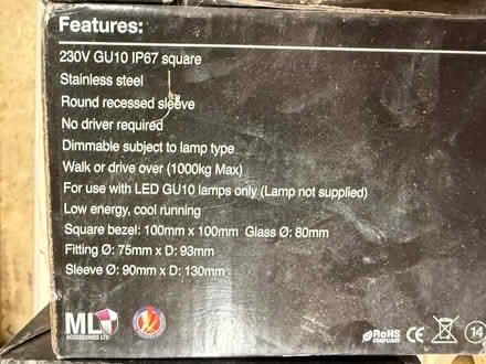 Photo of free Driveway Lights (sink in driveway) (Glenleigh Park TN39) #3