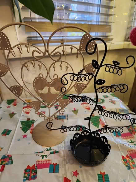 Photo of free 2 metal earring holders / trees (Caerphilly town centre, CF83) #1