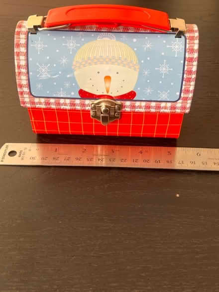 Photo of free Small Snowman Tin Lunchbox (Arlington, VA) #1