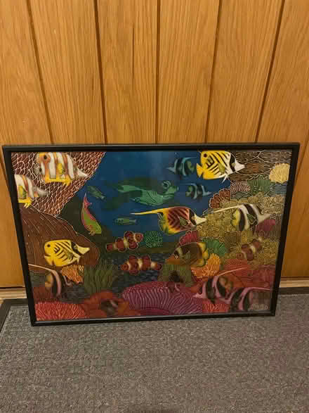 Photo of free Framed fish canvas picture (Coney Hall BR4) #1