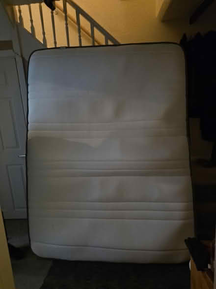 Photo of free King size Mattress & headboard (Winsford CW7) #1