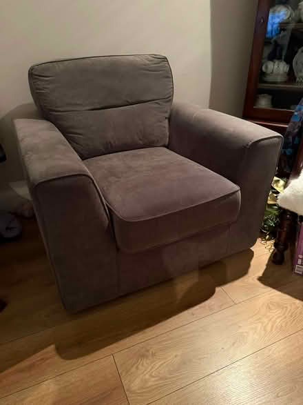 Photo of free Grey Armchair (Dun Laoghaire) #1